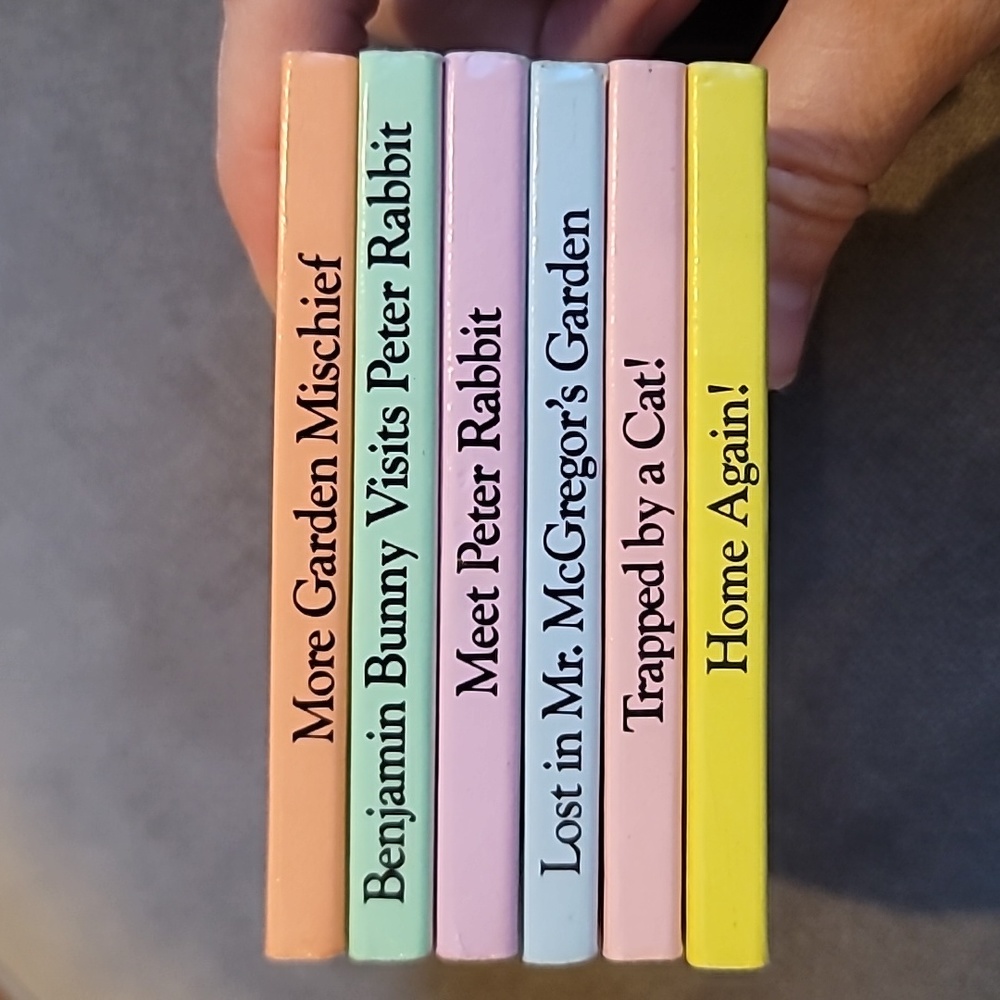Vintage Little Treasury Of Peter Rabbit Mini Board Book Set of 6